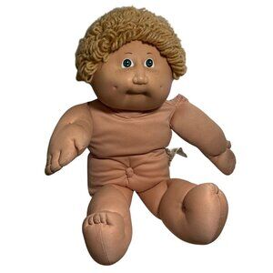Cabbage Patch Kid Boy Doll Wheat Loop Hair Green Eyes Freckles #2 HM 1984